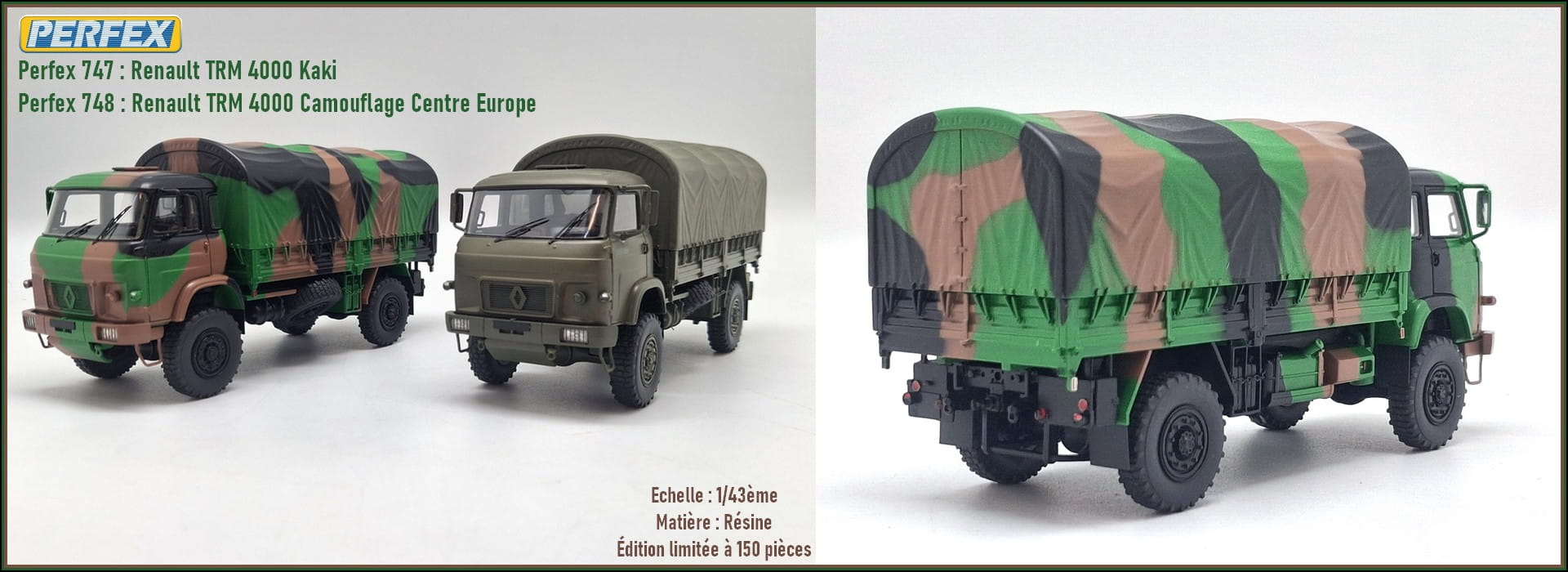 PERFEX747 et PERFEX748 - RENAULT TRM 4000 MILITAIRE